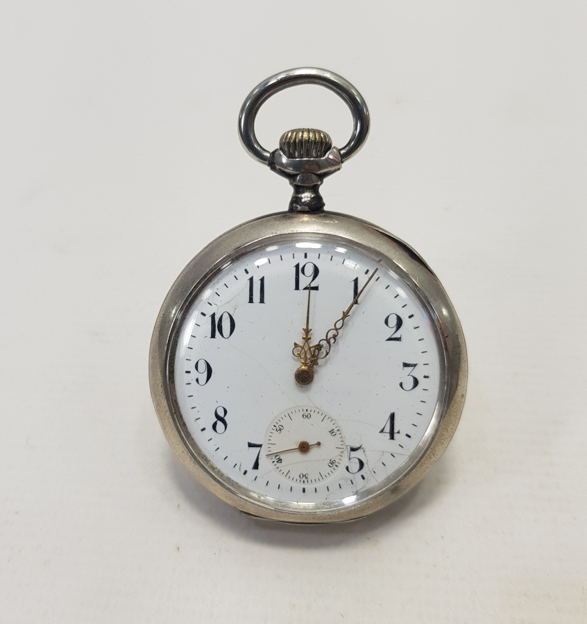 1900'LERDEN GÜMÜŞ KASA CEP SAATİ