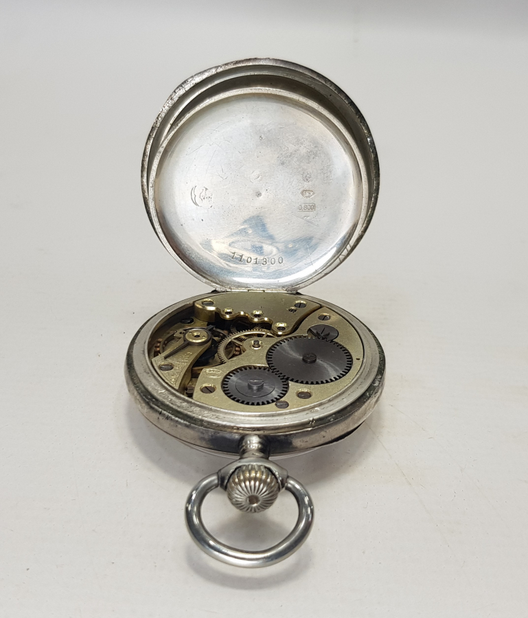 1900'LERDEN GÜMÜŞ KASA CEP SAATİ