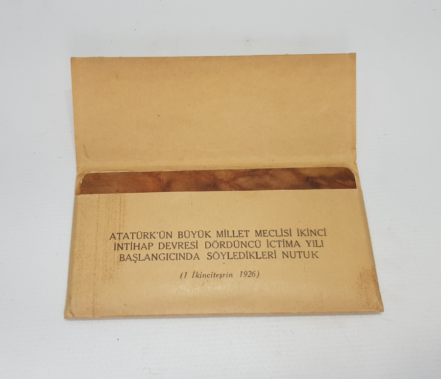 1926 ATATÜRK'ÜN MECLİS AÇILIŞ KONUŞMASI OSMANLICA EL YAZMA TIPKI BASIMI