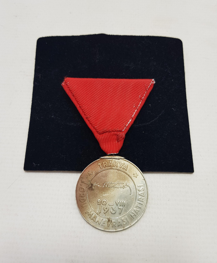 1937 TRAKYA 1. ORDU MANEVRASI MADALYA 
