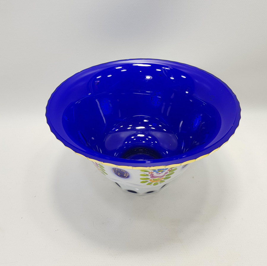 ÇEKOSLAVAK BOHEM KRİSTAL SALATA KASESİ 