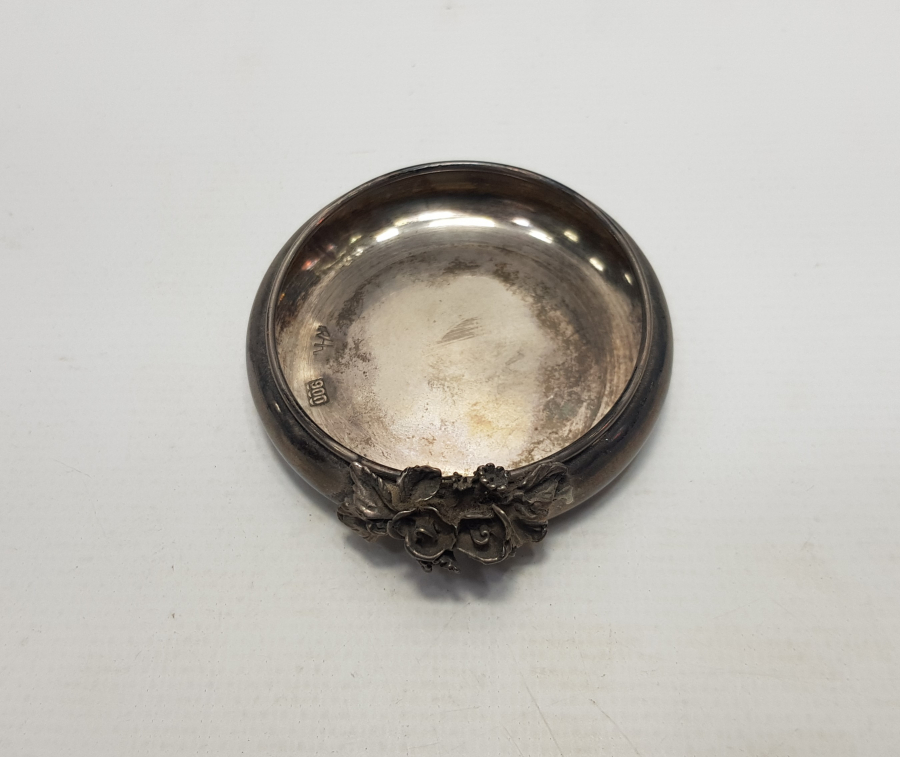 GÜL APLİKELİ GÜMÜŞ İKRAMLIK 