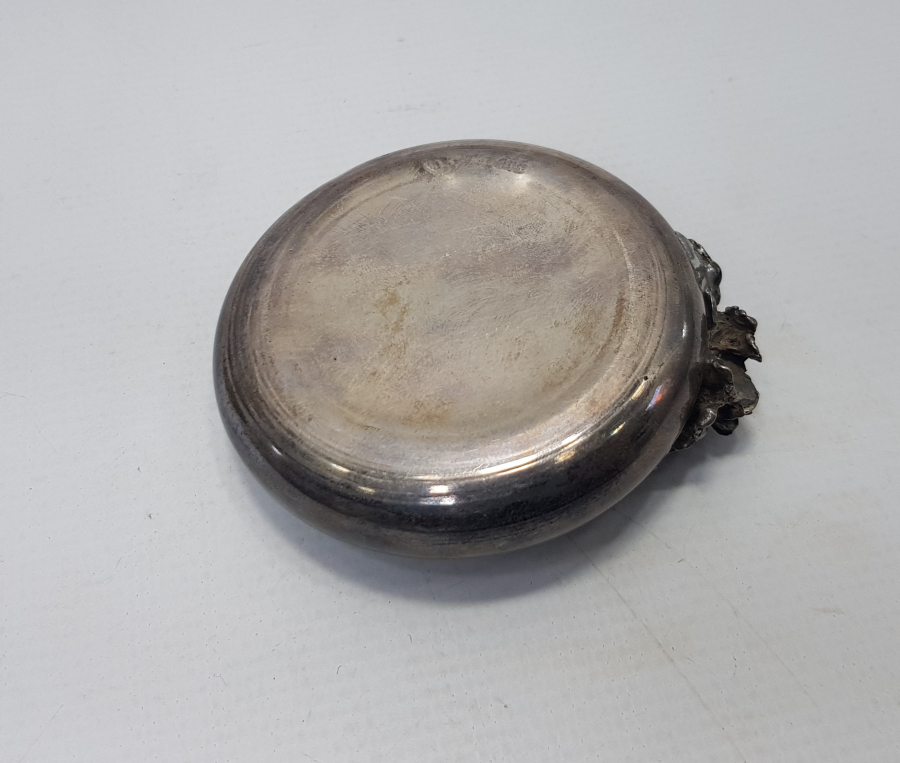 GÜL APLİKELİ GÜMÜŞ İKRAMLIK 