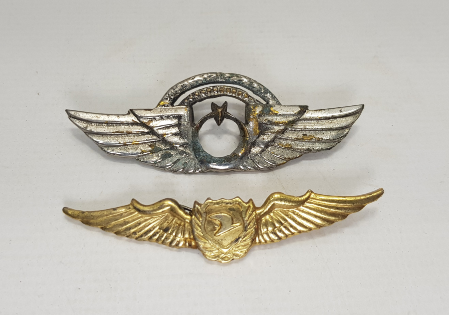 İKİ ADET HAVACILIK BRÖVESİ