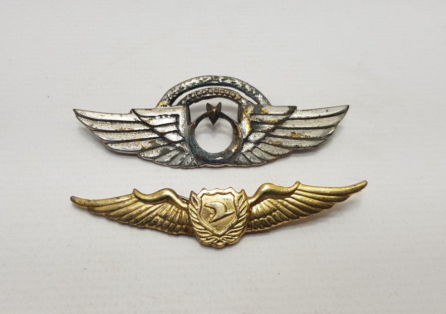 İKİ ADET HAVACILIK BRÖVESİ