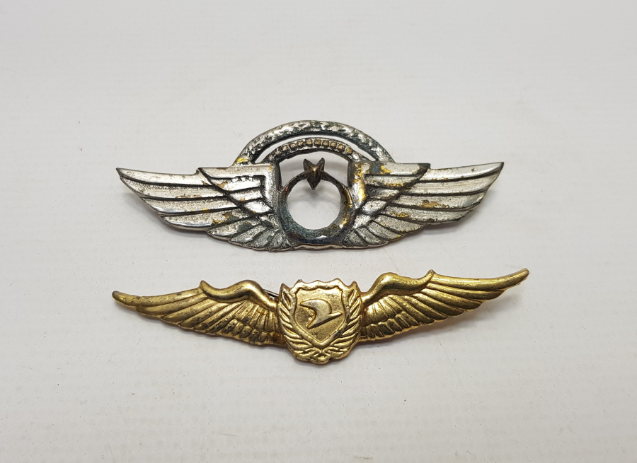 İKİ ADET HAVACILIK BRÖVESİ