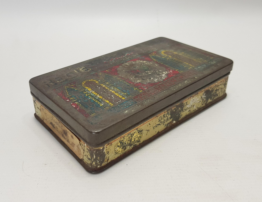 OSMANLI ARMALI TENEKE SİGARA KUTUSU 