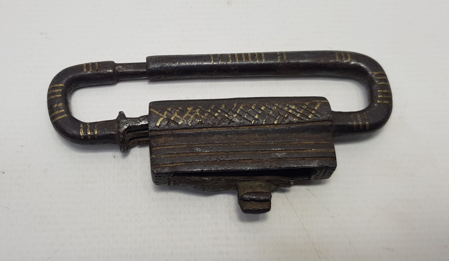 OSMANLI DÖNEMİ ALTIN ÇAKMA İŞÇİLİKLİ KİLİT