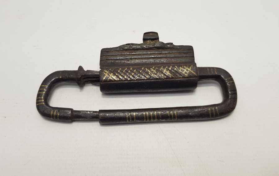 OSMANLI DÖNEMİ ALTIN ÇAKMA İŞÇİLİKLİ KİLİT