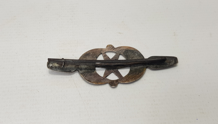 OSMANLI DÖNEMİ AY YILDIZLI GÜMÜŞ SAÇ TOKASI 