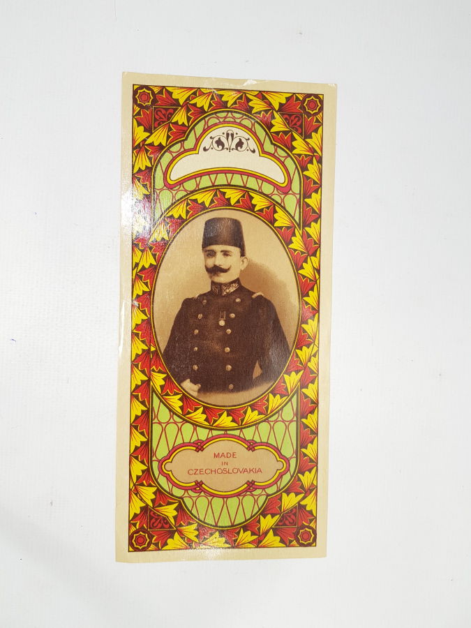 OSMANLI DÖNEMİ ENVER PAŞA TEMALI FES ETİKETİ 