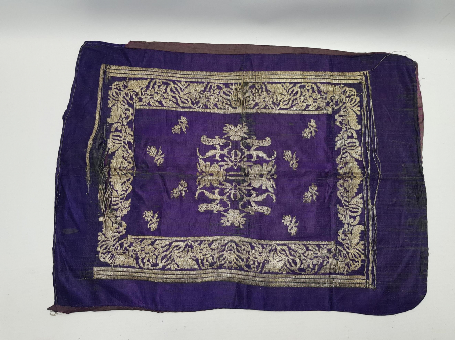 OSMANLI DÖNEMİ İSTANBUL İŞİ İPEK YASTIK YÜZÜ