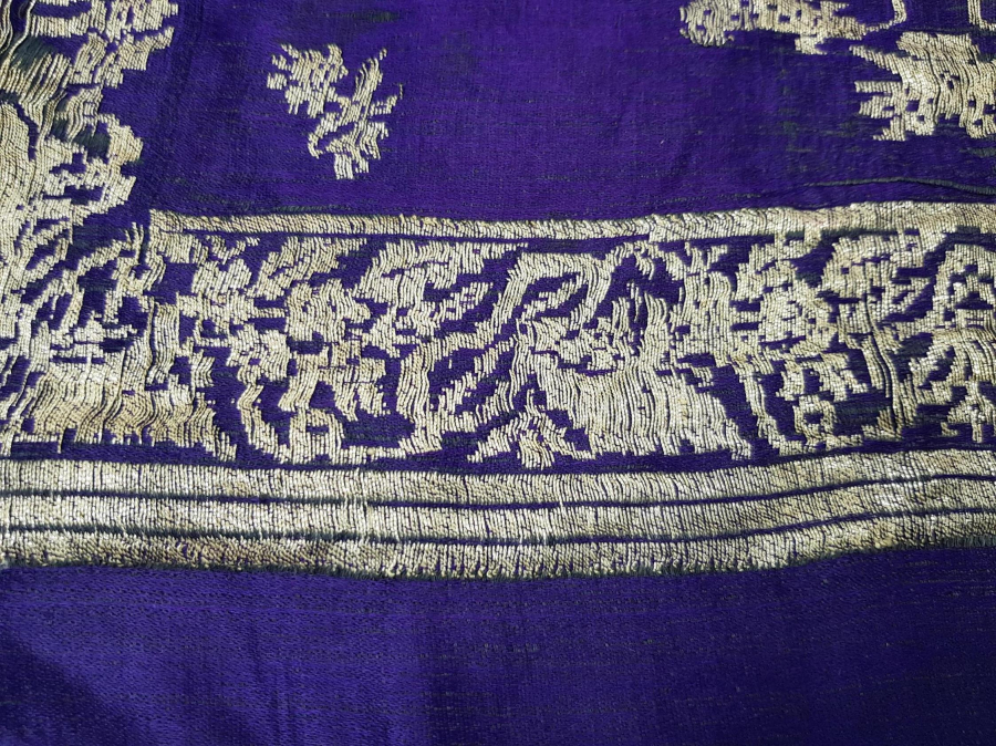 OSMANLI DÖNEMİ İSTANBUL İŞİ İPEK YASTIK YÜZÜ