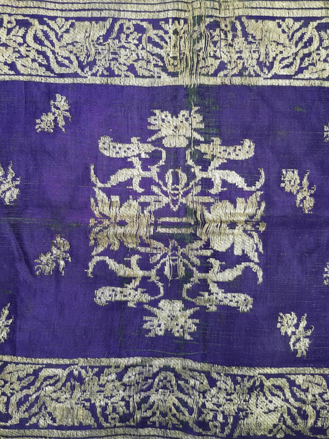 OSMANLI DÖNEMİ İSTANBUL İŞİ İPEK YASTIK YÜZÜ