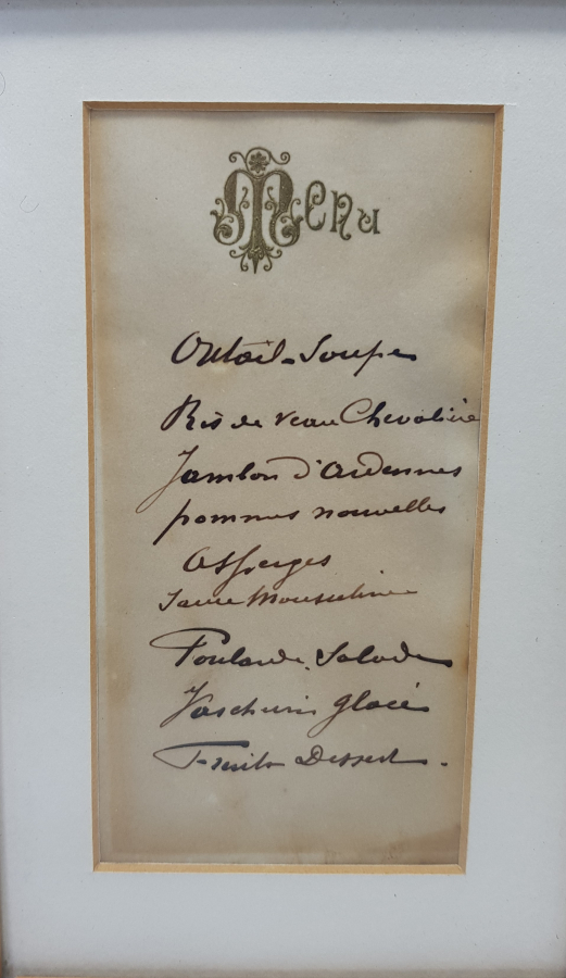 OSMANLI DÖNEMİ MISIR HİDİVLİĞİ YEMEK MENÜSÜ