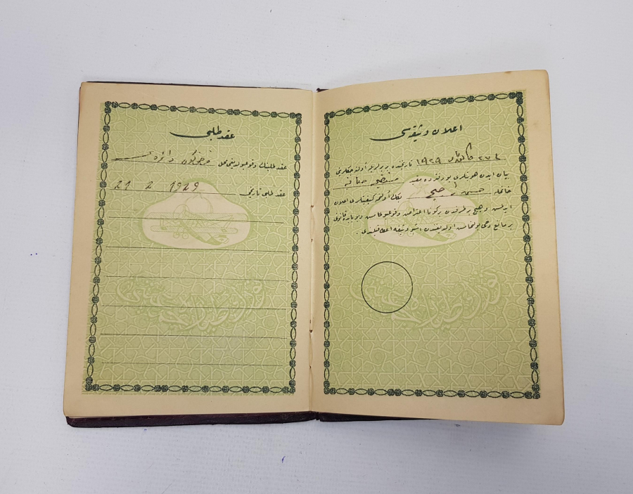 OSMANLICA EVLENME CÜZDANI 