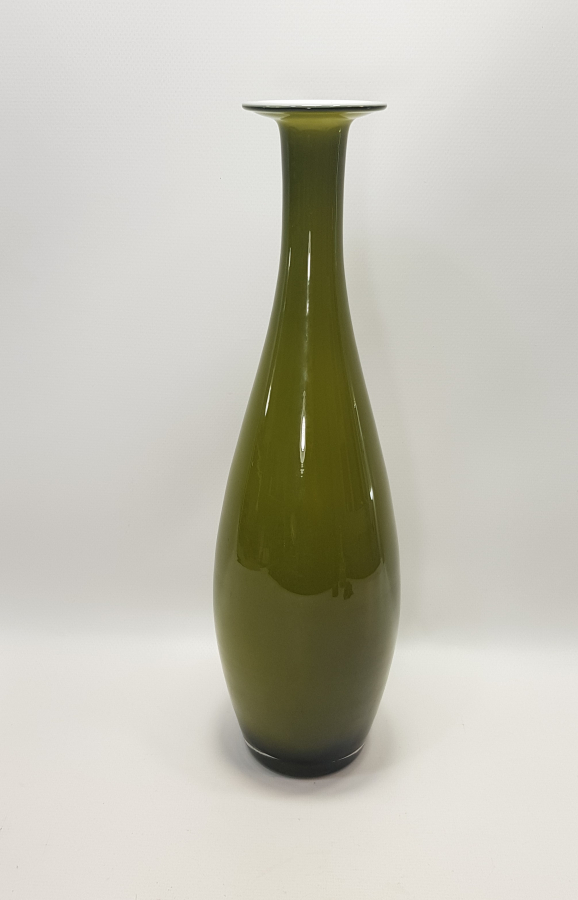 YEŞİL MURANO & BEYAZ OPAL VAZO 