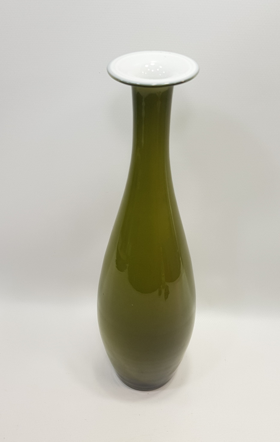 YEŞİL MURANO & BEYAZ OPAL VAZO 