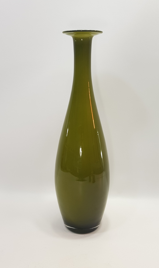 YEŞİL MURANO & BEYAZ OPAL VAZO 