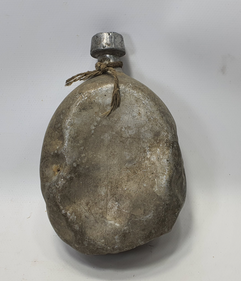 1. DÜNYA SAVAŞI DÖNEMİ ASAKİRİ ŞAHANE YAZILI OSMANLI ASKER MATARASI