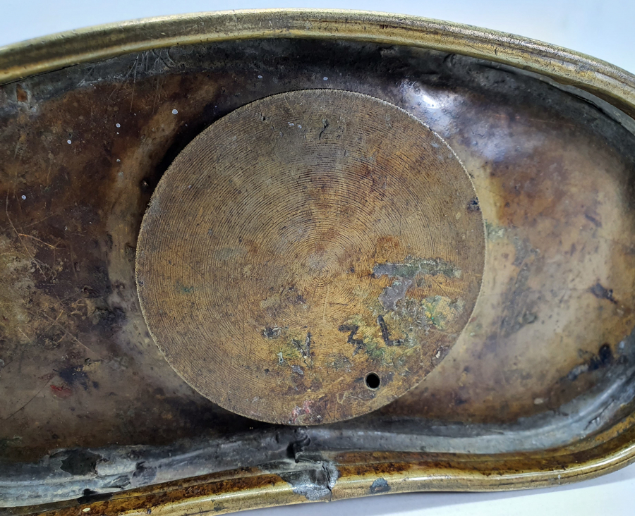 1. DÜNYA SAVAŞI DÖNEMİ ÇOK NADİR ALTI YAZILI OSMANLI HİLALİ AHMER YARDIM SANDIĞI 