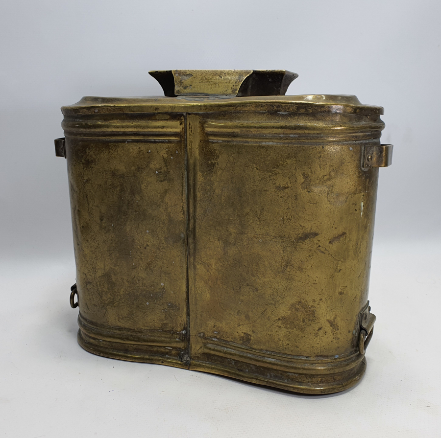 1. DÜNYA SAVAŞI DÖNEMİ ÇOK NADİR ALTI YAZILI OSMANLI HİLALİ AHMER YARDIM SANDIĞI 