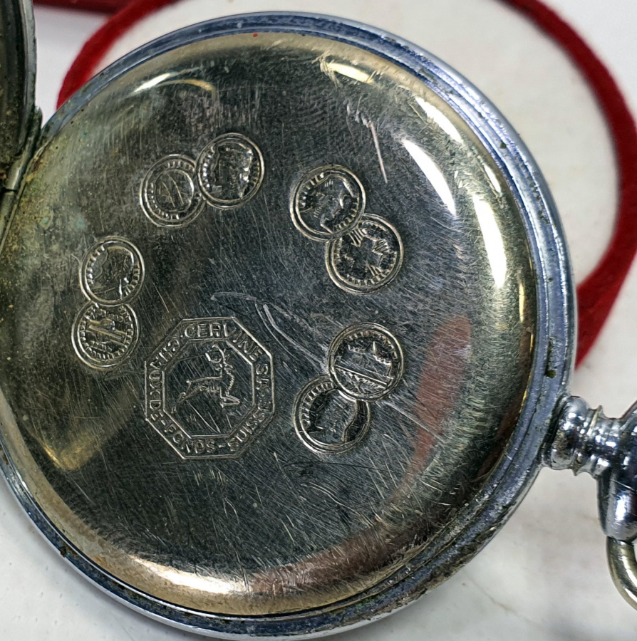 1940 LARDAN İSVİÇRE'NİN DEVLET DEMİR YOLLARI İÇİN ÖZEL YAPTIĞI KURMALI CEP SAATİ