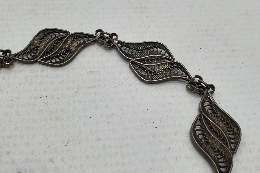 MİDYAT İŞİ TELKARİ İŞÇİLİKLİ GÜMÜŞ BİLEKLİK