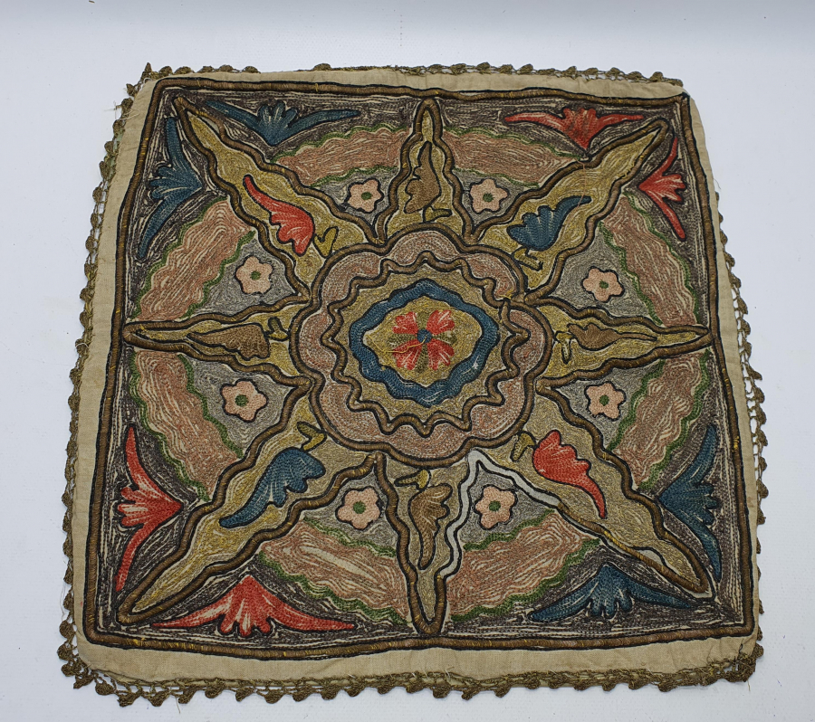 OSMANLI DÖNEMİ ESERİ İSTANBUL BÜYÜK BOY YASTIK 