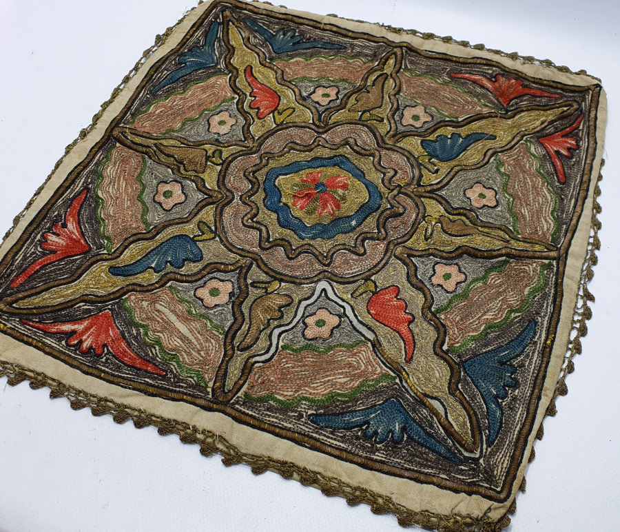 OSMANLI DÖNEMİ ESERİ İSTANBUL BÜYÜK BOY YASTIK 