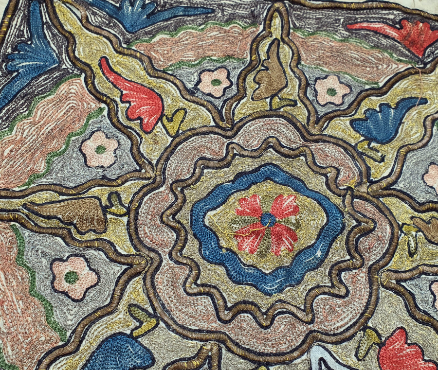 OSMANLI DÖNEMİ ESERİ İSTANBUL BÜYÜK BOY YASTIK 