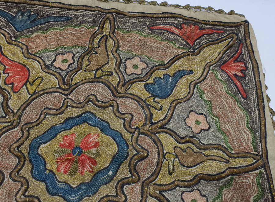 OSMANLI DÖNEMİ ESERİ İSTANBUL BÜYÜK BOY YASTIK 