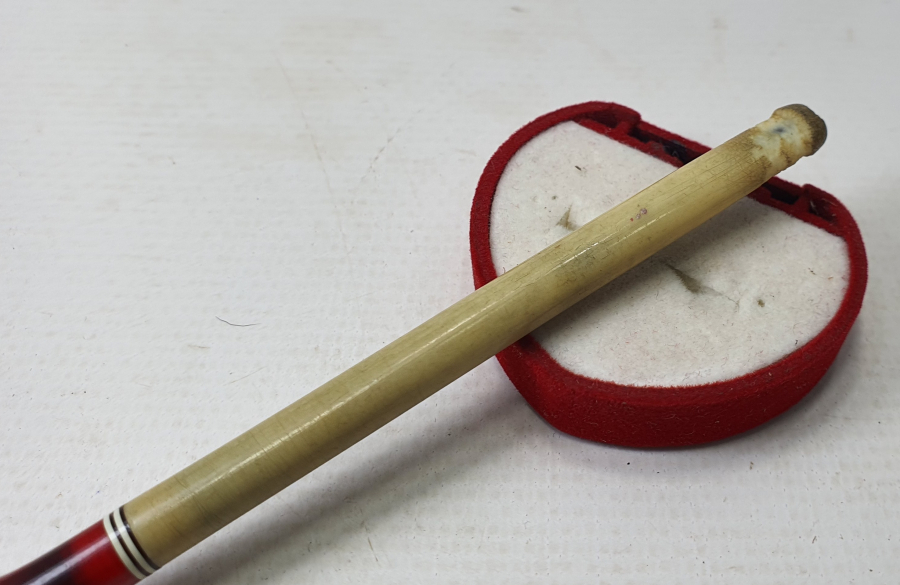 OSMANLI DÖNEMİ SIKMA KEHRİBAR UÇLU SİGARA AĞIZLIĞI