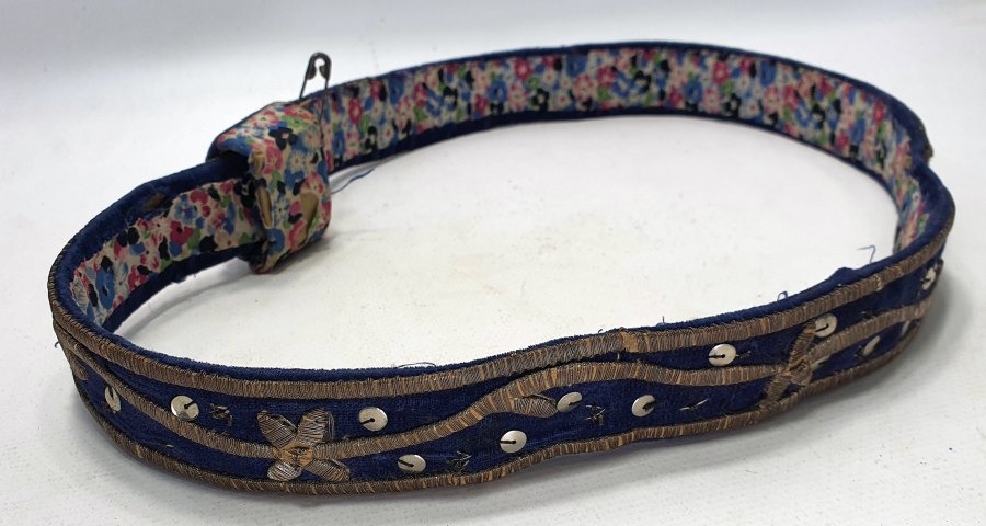 OSMANLI DÖNEMİ SIRMA İŞÇİLİKLİ BİNDALLI KEMERİ