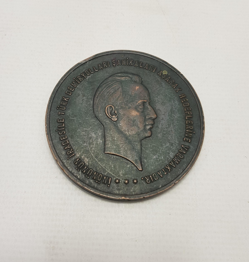 1939 ERZURUM TREN İSTASYONU AÇILIŞ HATIRASI MADALYONU