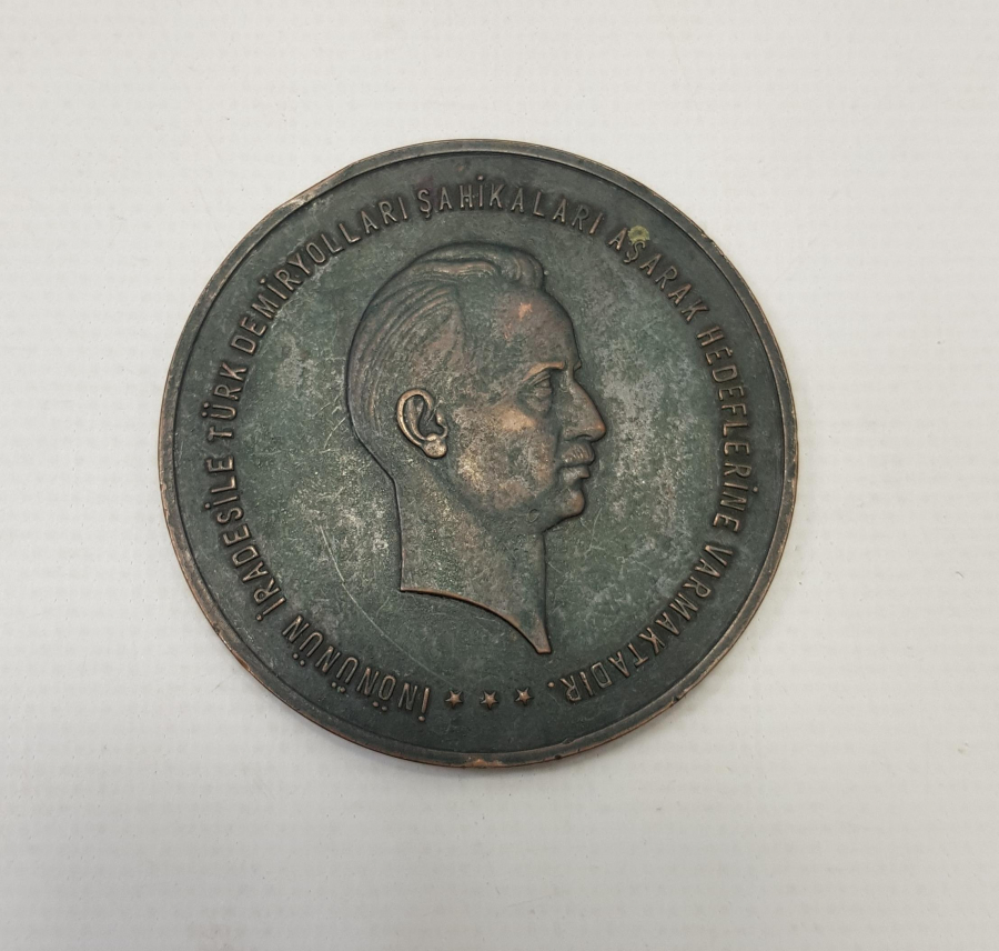 1939 ERZURUM TREN İSTASYONU AÇILIŞ HATIRASI MADALYONU