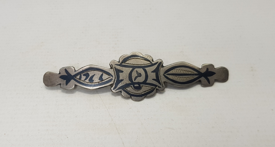 1966 TARİHLİ ALPAKA SAÇ TOKASI 