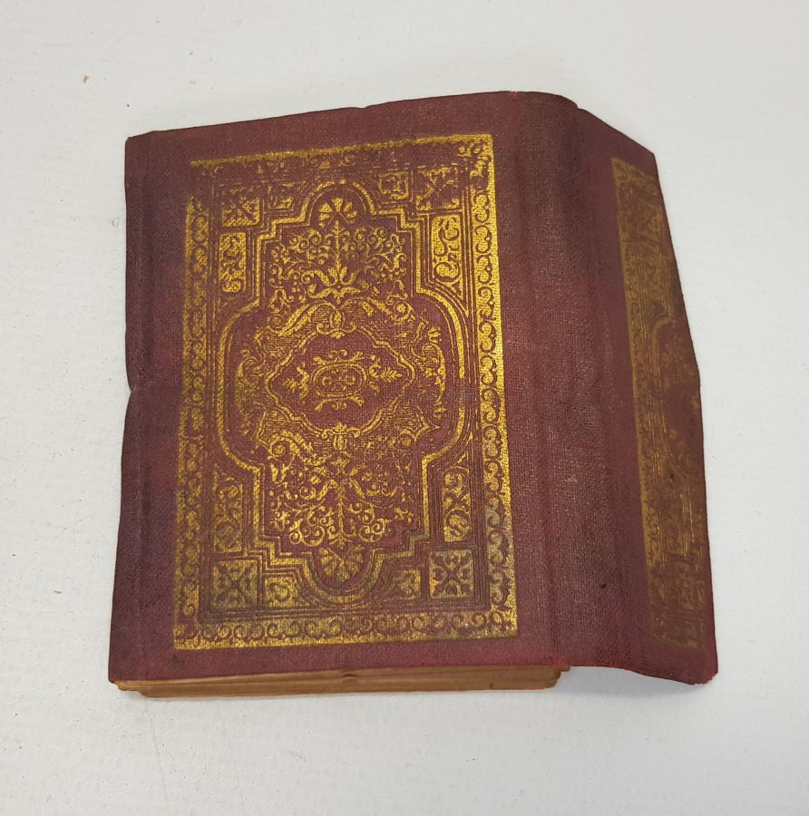 OSMANLI DÖNEMİ ALTIN YALDIZ CİLDİNDE ENAM-I ŞERİF