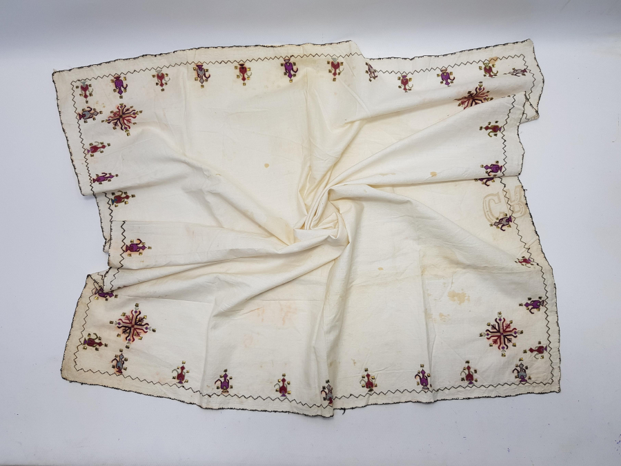 OSMANLI DÖNEMİ İBRİK DESENLİ ÇEVRE - ÖRTÜ