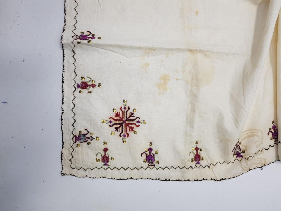 OSMANLI DÖNEMİ İBRİK DESENLİ ÇEVRE - ÖRTÜ