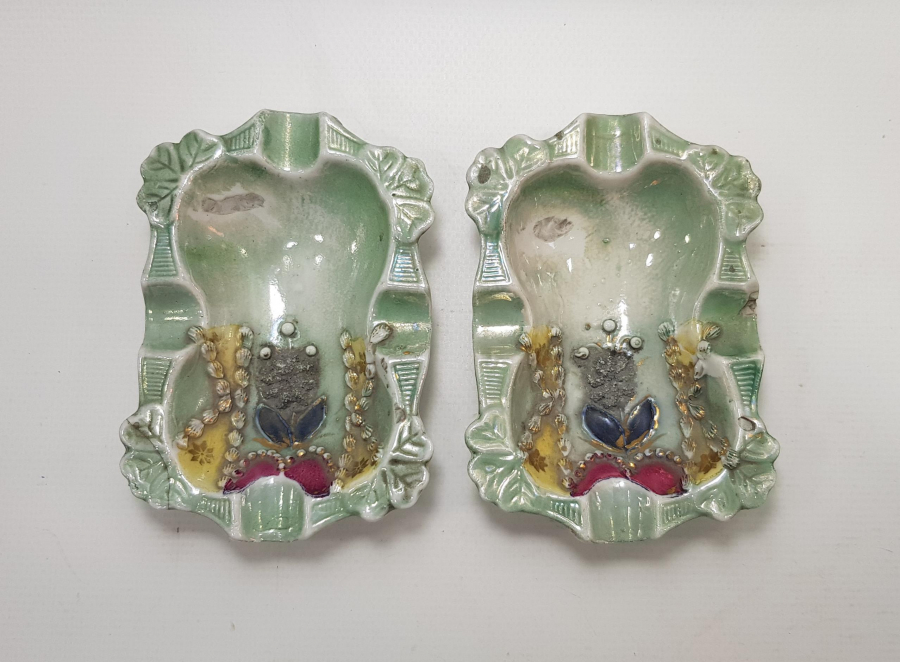 OSMANLICA DAMGALI BİR ÇİFT KUZNETSOV KÜL TABLASI 