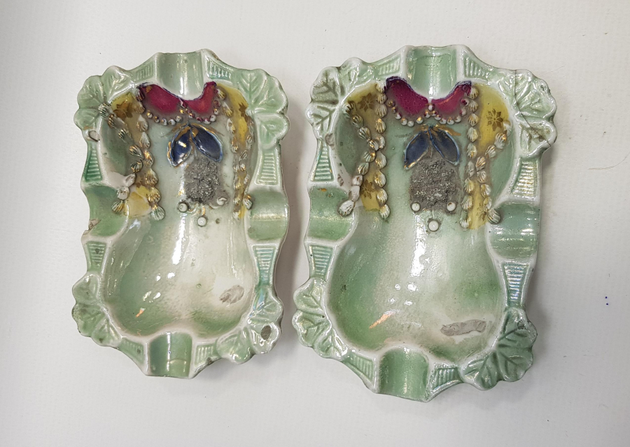 OSMANLICA DAMGALI BİR ÇİFT KUZNETSOV KÜL TABLASI 