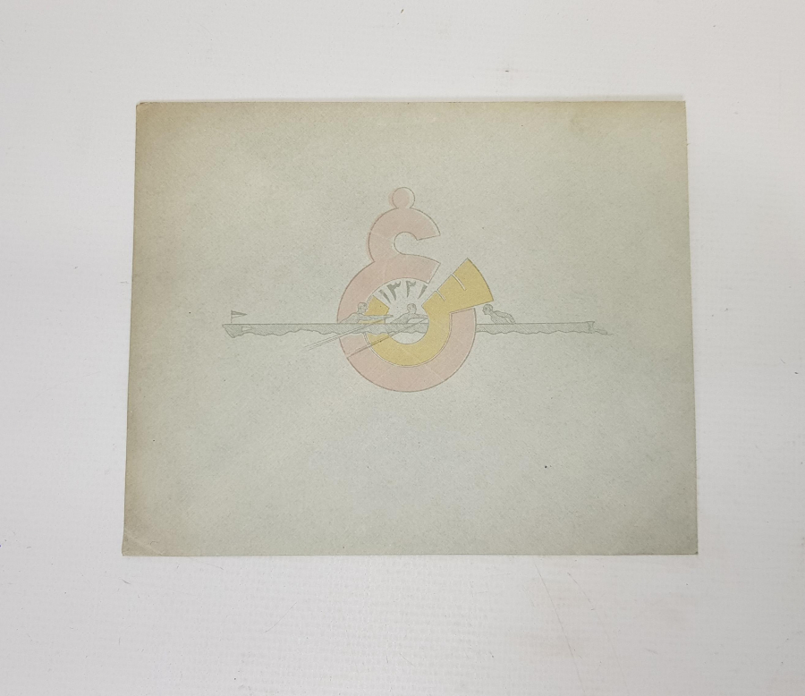 OSMANLICA GALATASARAY AMBLEMLİ MEKTUP ZARFI