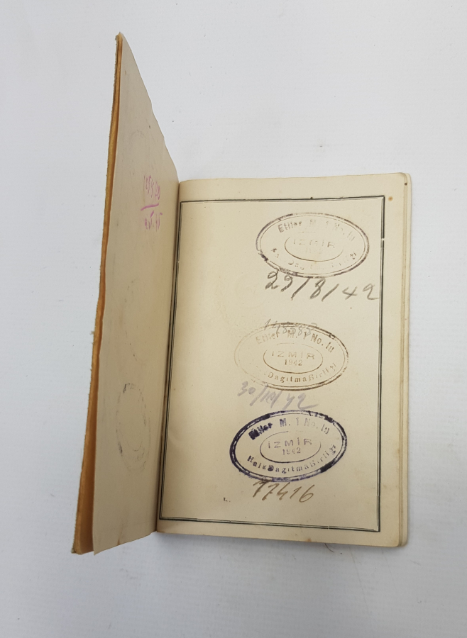 OSMANLICA HÜVİYET CÜZDANI