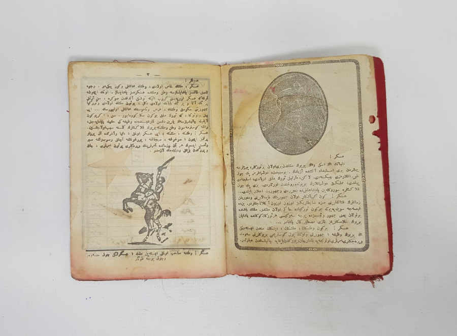 ATATÜRK RESİMLİ OSMANLICA NEFERİN DEFTERİ 