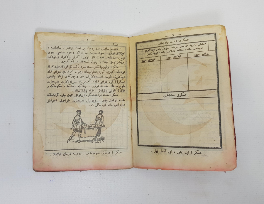 ATATÜRK RESİMLİ OSMANLICA NEFERİN DEFTERİ 