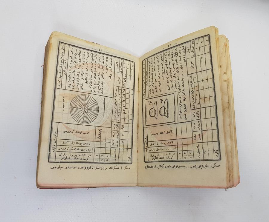 ATATÜRK RESİMLİ OSMANLICA NEFERİN DEFTERİ 