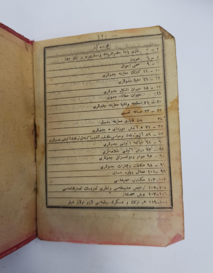 ATATÜRK RESİMLİ OSMANLICA NEFERİN DEFTERİ 