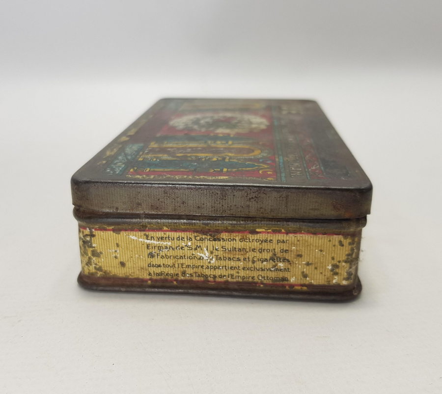 REGIE OTTOMAN CONSTANTINOPLE OSMANLI DEVLET ARMALI SİGARA KUTUSU 
