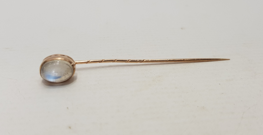 OPAL TAŞLI ALTIN BROŞ